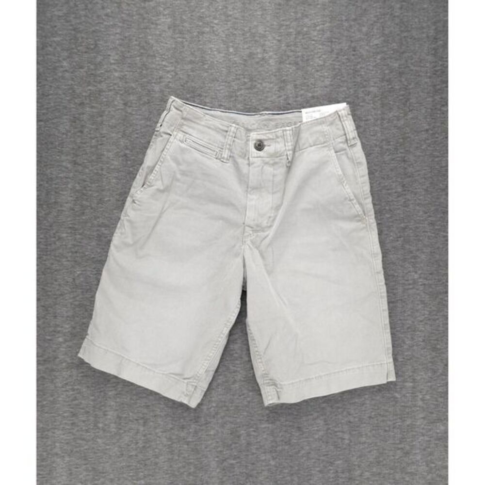 Men's American‎ Eagle Classic 10" Gray Chino Shorts 26" Waist Next Level Flex